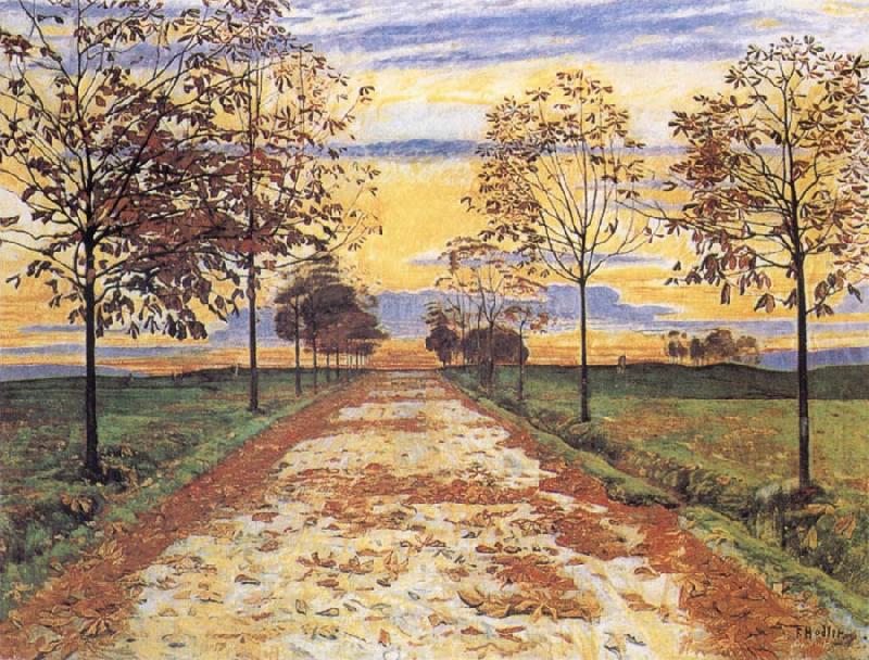 Ferdinand Hodler Autumn Evening china oil painting image